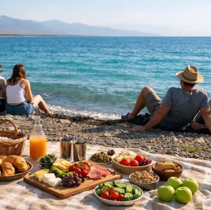 Пикник на озере Алаколь, фото Inju Luxury Residence