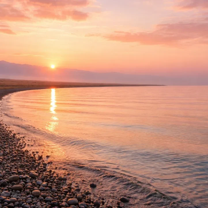 Рассвет на озере Алаколь, фото Inju Luxury Residence